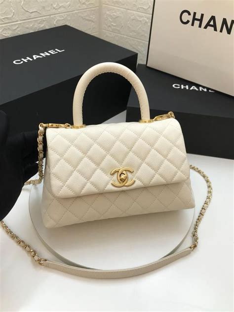 chanel white purse|white chanel handbags for sale.